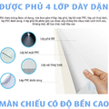 Màn chiếu sợi thủy tinh - độ tương phản cao, hình ảnh tươi sáng và trung thực - chuyên dụng cho máy chiếu - loại dày 4 lớp