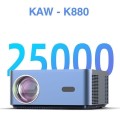 Máy chiếu Mini Kaw K880 Android 9.0, FullHD 1080p, Kết nối điện thoại, Wifi