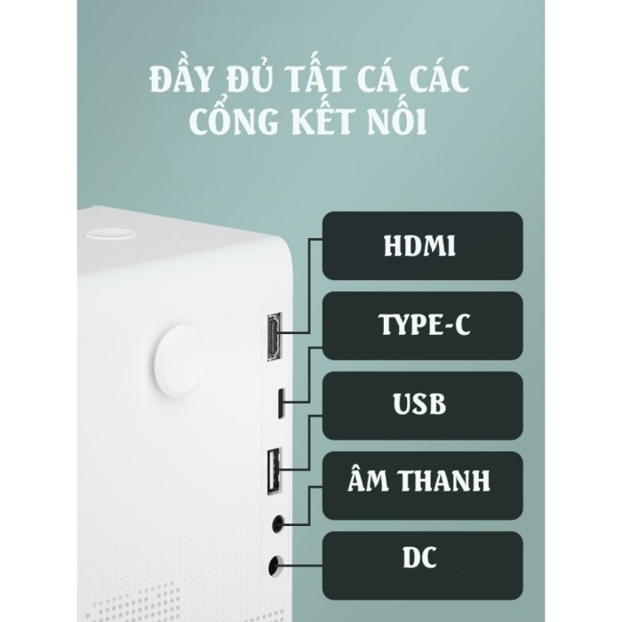 Máy chiếu gia đình K560, Tích hợp loa, Âm thanh sống động