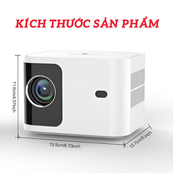 Máy chiếu Mini K660 Plus, Chính hãng KAW, Độ sáng độ nét cao, Chất lượng Full HD