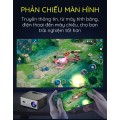 Máy chiếu Mini KS990, Tìm kiếm bằng giọng nói, Máy chiếu thông minh, Xem Tivi Youtube Netflix