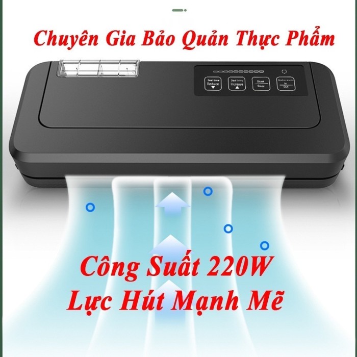 Máy hút chân không thực phẩm P280 P290, Không kén túi hút khô và hút ướt