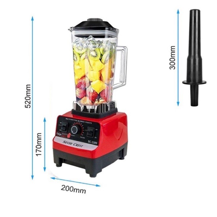 Máy xay sinh tố công nghiệp đa chức năng Silver Crest công suất 5500W