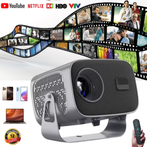 Máy chiếu mini KAW K670 chất lượng hình ảnh 4K, Độ sáng lớn, Kết nối điện thoại, Laptop