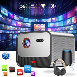 Máy chiếu Mini SKY 909, Chất lượng âm thanh tinh khiết, Độ trung thực cao siêu mạnh, Màu sắc cực đỉnh