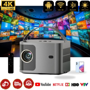 Máy chiếu Mini K660 Plus, Chính hãng KAW, Độ sáng độ nét cao, Full HD