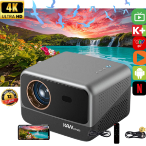 Máy chiếu mini KAW KP960 chất lượng hình ảnh 4K, Độ sáng lớn, Độ phân giải FULL HD 1080p, Kết nối đa thiết bị