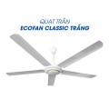 Quạt Trần ECOFAN Classic, Màu Trắng, Công xuất 100W, TLC - Điều Khiển Từ Xa