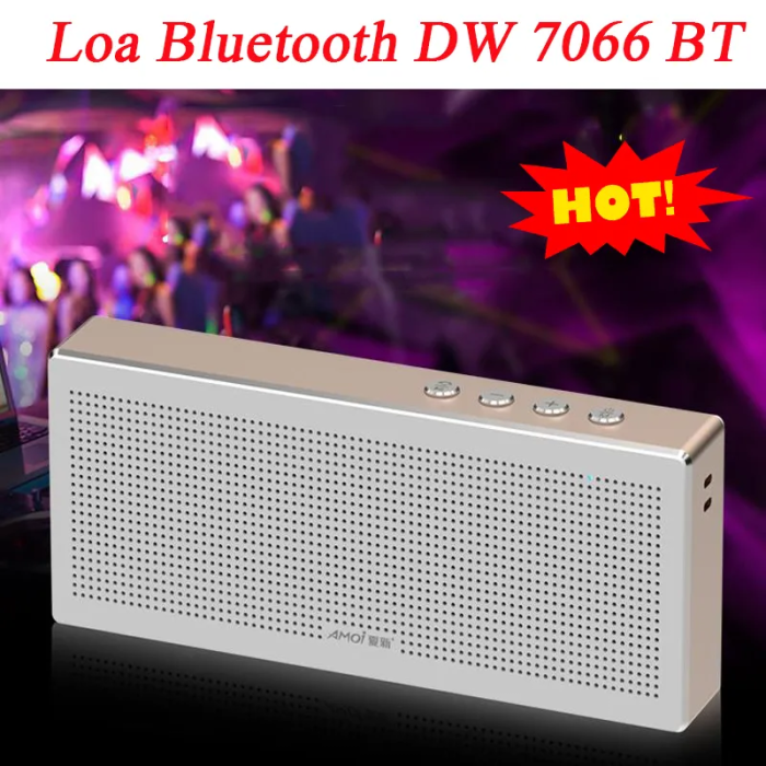 Loa Bluetooth KAW DW 7066 BT – Thiết Kế Nhỏ Gọn, Âm Thanh Mạnh Mẽ, Tính Di Động Cao