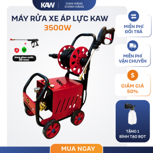 Máy Rửa Xe Cao Áp KAW 335C Công Suất Mạnh Mẽ – Xịt Rửa Áp Lực Cao, Đa Năng, Bền Bỉ