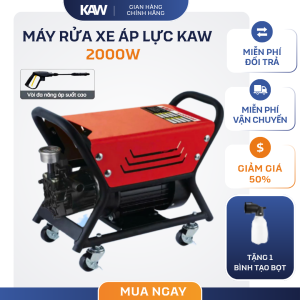Máy rửa xe KAW EcoWash K-2000M – Sức mạnh gọn gàng cho mọi nhu cầu vệ sinh gia đình