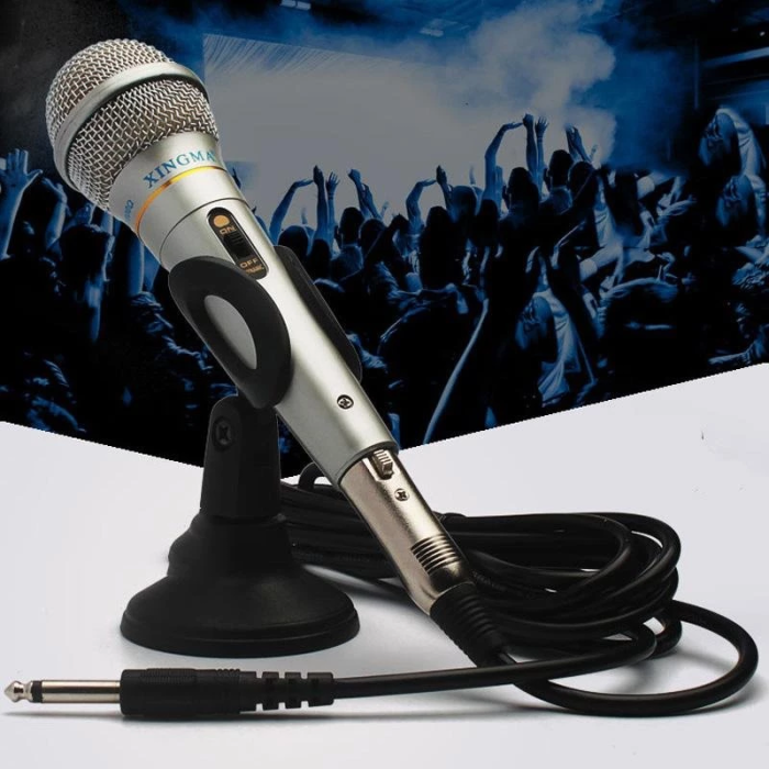 Micro Karaoke KAW XINGMA AK-319 Jack 3.5 | Mic Karaoke Có Dây – Chống Hú 