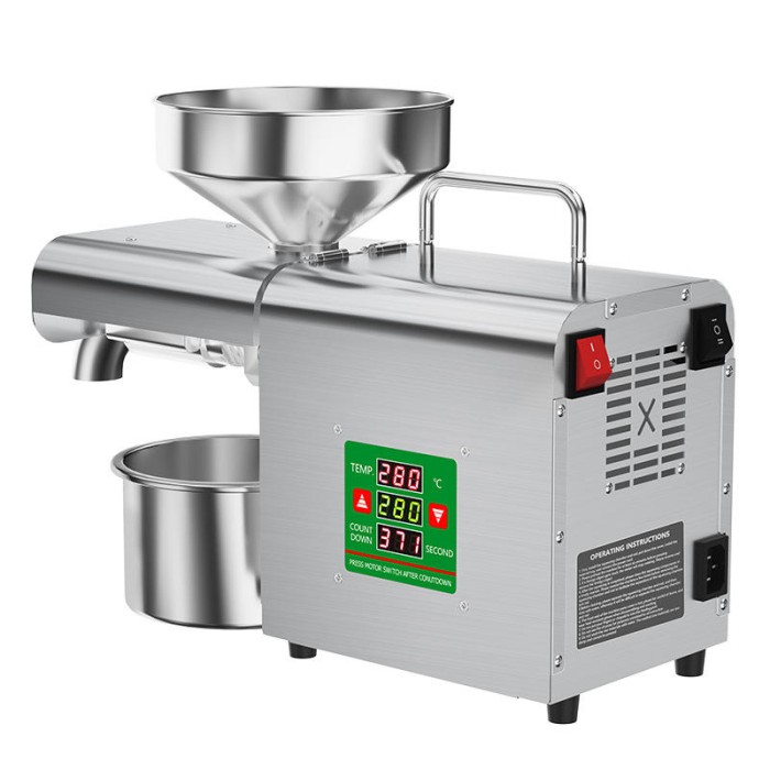 Máy Ép Dầu KAW 411Y Công Suất 3–6kg/h Tự Động – Ép Đa Dạng Các Loại Hạt