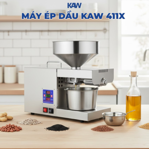 Máy Ép Dầu KAW 411X Chính Hãng – Ép Nhanh 6-9kg/h, Tự Động, Dễ Vận Hành