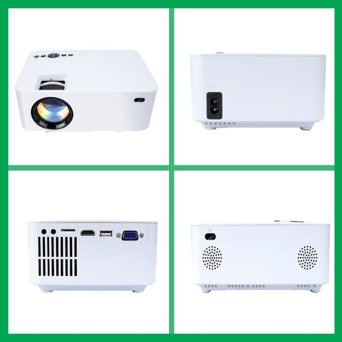 Máy Chiếu Mini KAW Koogold 002C LCD – Hỗ Trợ HDMI, Dùng Cho Văn Phòng & Gia Đình