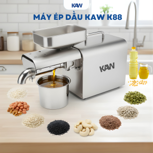 Máy ép dầu KAW K88 – Máy ép dầu nóng lạnh mini tự động cho gia đình và kinh doanh nhỏ