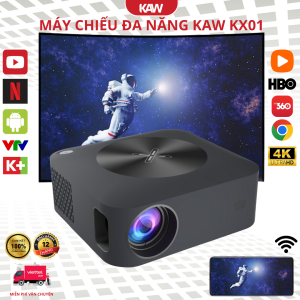 Máy Chiếu Full HD KAW KX01 | Âm Thanh HiFi, Dùng Gia Đình & Văn Phòng