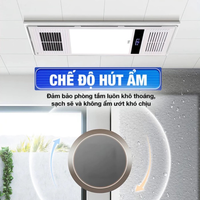 Quạt Sưởi Âm Trần Đa Năng Luxury 60×30 Màu Trắng – Chính Hãng KAW_TLC