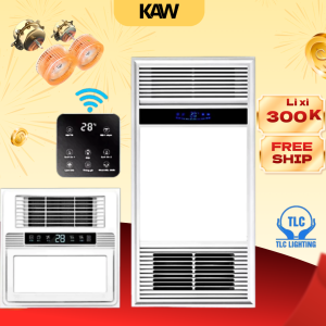 Quạt Sưởi Âm Trần Đa Năng Luxury 60×30 Màu Trắng – Chính Hãng KAW_TLC