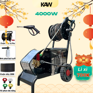 Máy rửa xe cao áp KAW K4000, Máy rửa xe công nghiệp, Sức mạnh làm sạch vượt trội