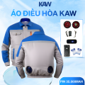 Áo điều hòa quạt gió kaw pin 35.000mah – Áo làm mát cao cấp kèm quạt siêu mạnh, Pin khủng dùng lâu