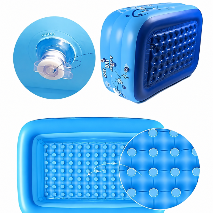 Bể Bơi Phao 130cm Cho Bé Giá Rẻ, An Toàn, Đáy Chống Trượt