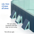 Bể Bơi Tự Động 1m8 Màu Xanh, Bơm Siêu Tốc, An Toàn, Chính Hãng