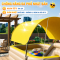 Bể Bơi Phao 3m Có Mái Che Màu Vàng Cao Cấp, Dày Dặn Giá Tốt, Chống Nắng 