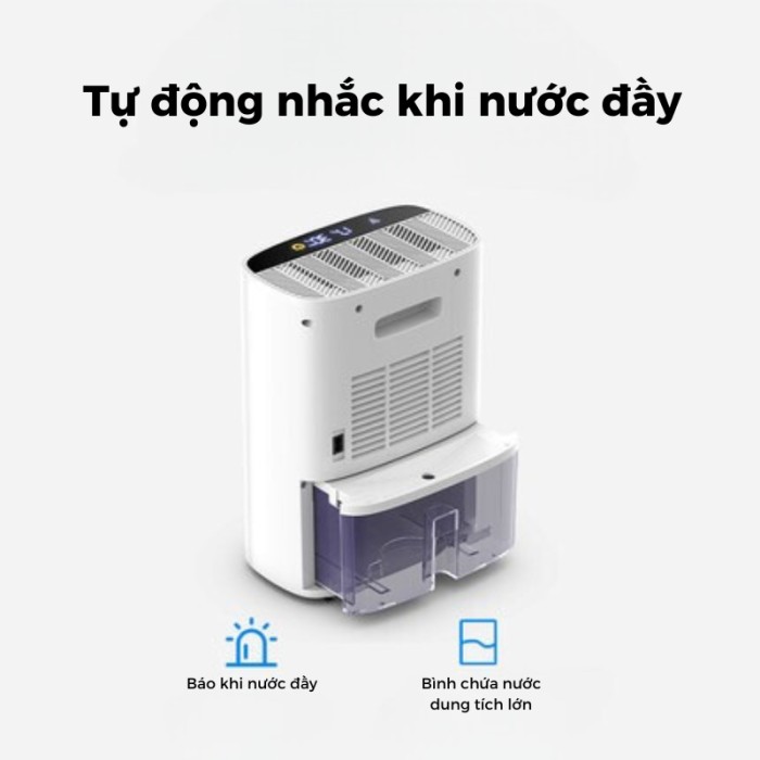 Máy Hút Ẩm KAW Bán Dẫn 4L Màu Trắng - Chính Hãng, Giá Rẻ, Chống Nồm Tối Ưu 
