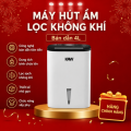 Máy Hút Ẩm KAW Bán Dẫn 4L Màu Trắng - Chính Hãng, Giá Rẻ, Chống Nồm Tối Ưu 