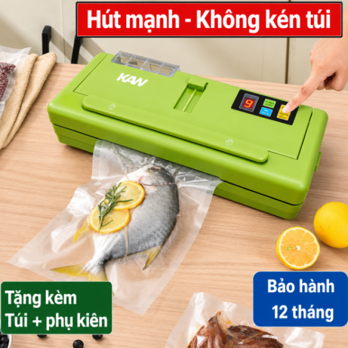Máy Hút Chân Không Không Kén Túi P280 Xanh Lá Chính Hãng, Hút Đồ Khô và Đồ Ướt, Giá Rẻ