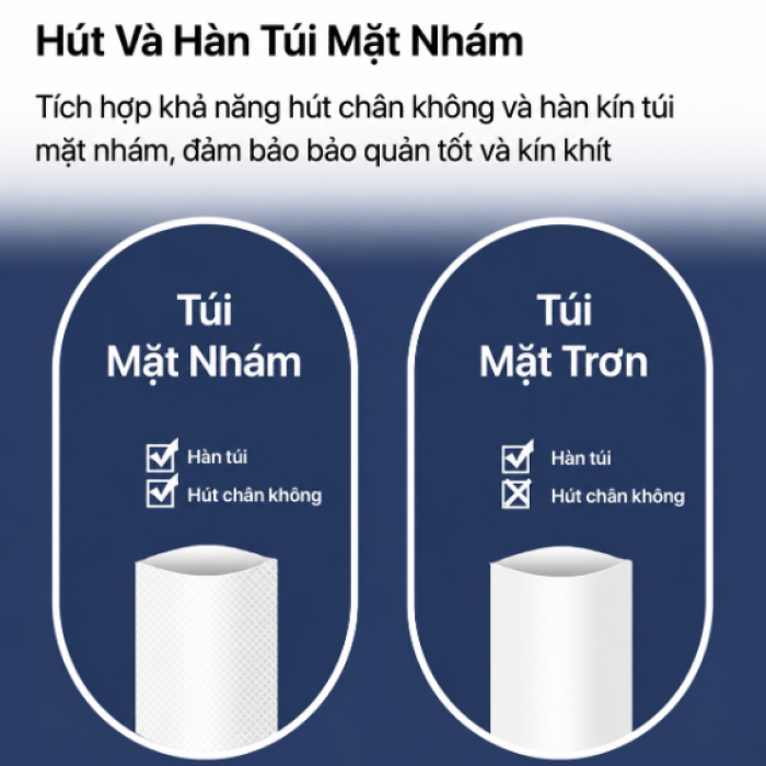 Máy Hút Chân Không KAW K5 - Tự Động, Tích Hợp Khử Trùng UV, Tích Hợp Dao Cắt Túi, Hút Tự Đông