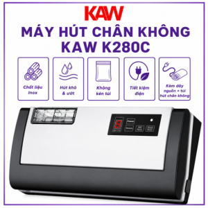 Máy Hút Chân Không KAW K280C Chính Hãng - Không Kén Túi, Nhỏ Gọn, Giá Tốt 