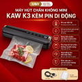 Máy Hút Chân Không Mini K3 Kèm Pin Sạc - Thiết Kế Siêu Mỏng, Tiện Lợi, Giá Rẻ 