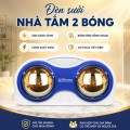 Đèn Sưởi Nhà Tắm 2 Bóng Ánh Sáng Vàng 275W Chính Hãng, Ấm Tức Thì, An Toàn