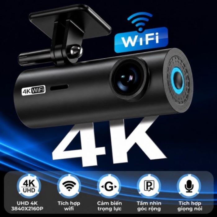 Camera Hành Trình KAW UltraHD 4K - Chính Hãng, Giá Tốt Nhất, Góc Rộng Cực Nét
