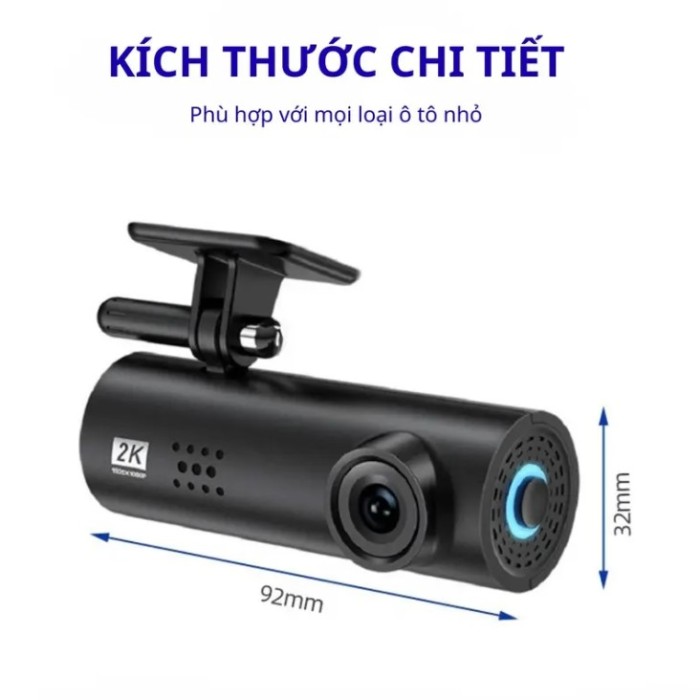 Camera Hành Trình DualVision Pro 4K (Trước & Sau) - Màu Đen, Siêu Nét, Cảm Biến Tự Động