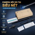 Camera Nội Soi Tai Siêu Nét 3 Trong 1 - Máy Lấy Ráy Tai Có Camera Mini Cho Điện Thoại, Chống Nước IP67 (Tặng Đầu Lấy Ráy) 