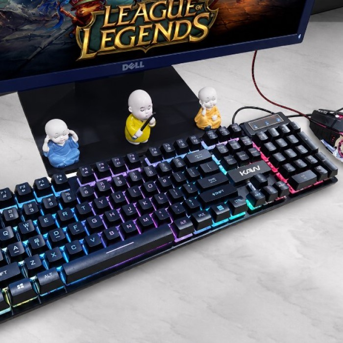 Bàn Phím K445 LED RGB – Giá Tốt, Gõ Êm, Chống Nước