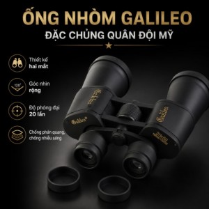 Ống Nhòm Galileo Đặc Chủng Quân Đội Mỹ – Nhỏ Gọn, Siêu Bền, Chống Nước 