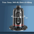Gimbal AI Q02 Xoay 360 Độ - Theo Dõi Khuôn Mặt Thông Minh, Nhỏ Gọn, Có Đèn