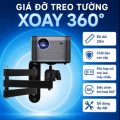 Giá Đỡ Máy Chiếu Treo Tường 20cm Xoay 360 Độ Cao Cấp, Chịu Lực Tốt, Giá Tốt