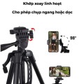 Chân Quay Tripod 360 Độ 1m6 Màu Đen Chắc Chắn, Giá Tốt, Xoay Đa Góc 