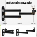 Giá Đỡ Máy Chiếu Treo Tường 35cm Xoay 360 Độ Cao Cấp, Chịu Lực Tốt, Giá Tốt