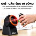 Máy Quét Mã Vạch Để Bàn KAW 136F Giá Tốt, Đọc Mã QR & 1D Siêu Nhạy, Chính Xác