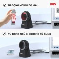 Máy Quét Mã Vạch Để Bàn KAW 136G Bản Nâng Cấp - Quét 1D/2D Chính Hãng, Công Nghệ CMOS, Giá Tốt