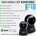 Máy Quét Mã Vạch Để Bàn KAW 136G Bản Nâng Cấp - Quét 1D/2D Chính Hãng, Công Nghệ CMOS, Giá Tốt