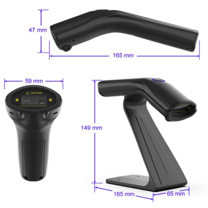 Máy Quét Mã Vạch Đa Tia Không Dây KX-Elite 35377 Chĩnh Hãng, Công Nghệ CMOS, Pin Khoẻ