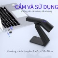 Máy Quét Mã Vạch Đa Tia Không Dây KX-Elite 35377 Chĩnh Hãng, Công Nghệ CMOS, Pin Khoẻ