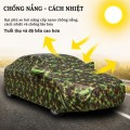 Bạt Phủ Xe Ô Tô KAW Màu Rằn Ri - Chống Nắng, Chống Nước 3 Lớp, Phản Quang Ban Đêm